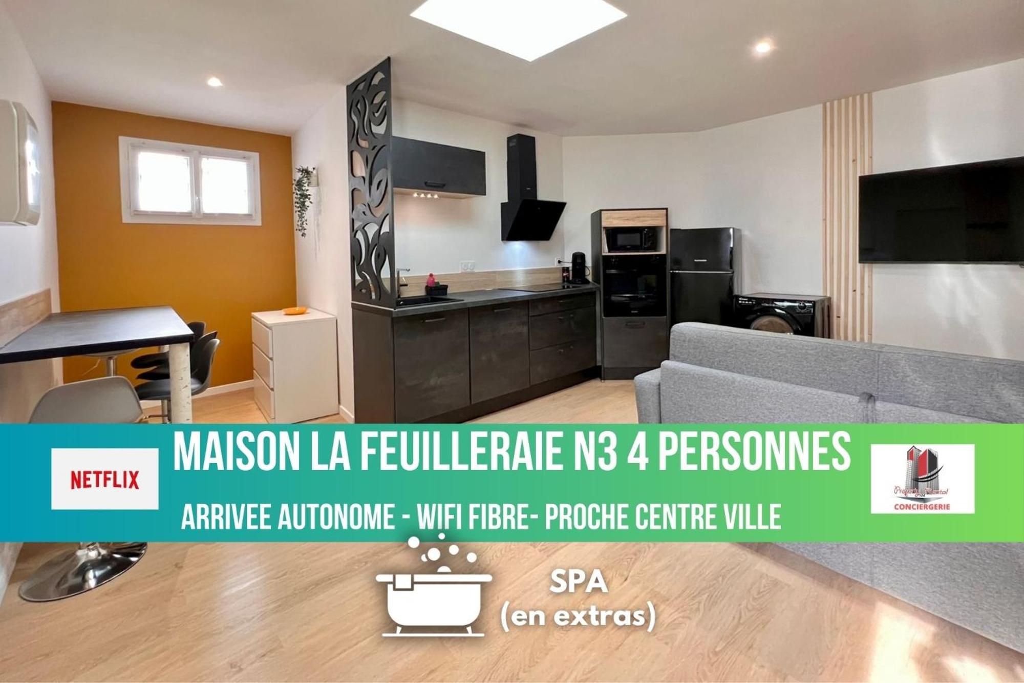 Maison La Feuilleraie N3-Standingmaison-Wifi-Proche Centre Ville-Property Rental Nm Fontenay-le-Comte Zewnętrze zdjęcie